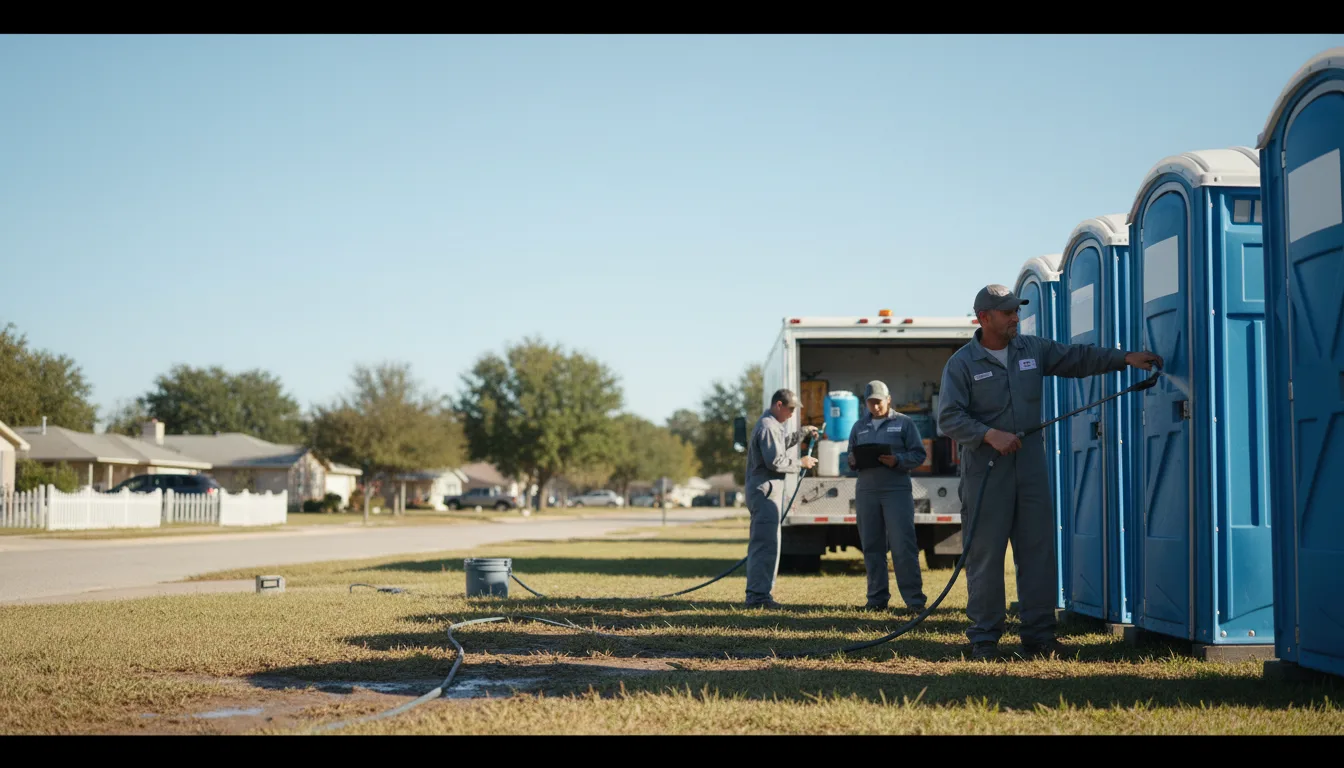 Long-Term Portable Toilet Rental in Brinson, GA near me